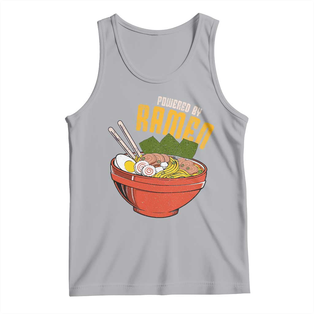 Powered by Ramen Tank Top Japanese Love Anime Noodles TS10 Athletic Heather Print Your Wear
