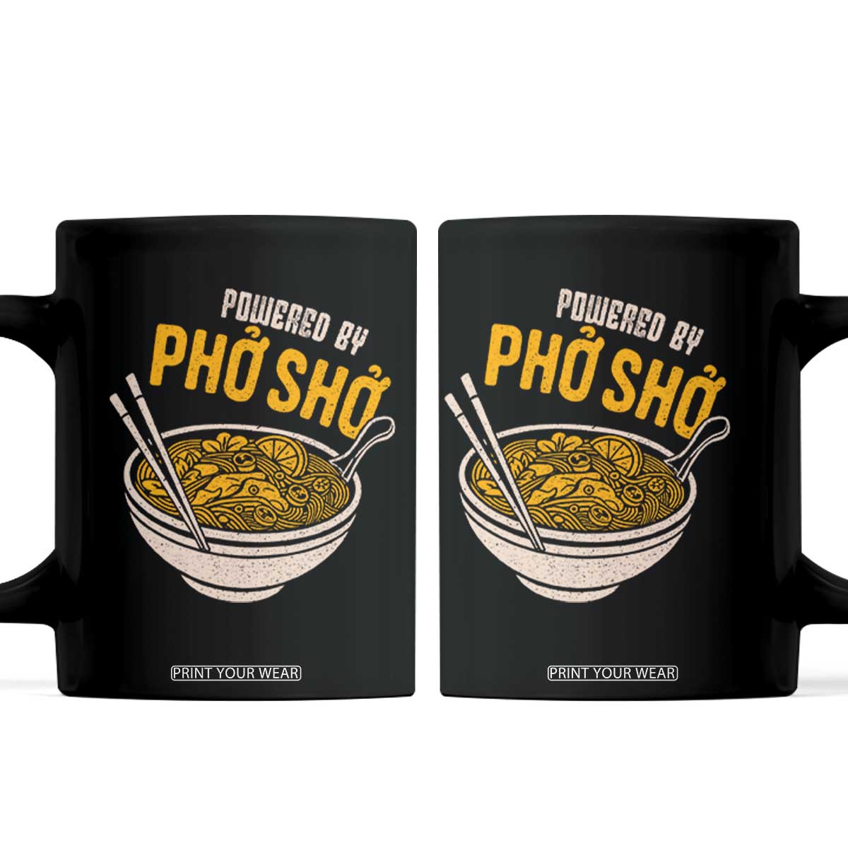 Vietnamese Pho Coffee Mug Funny Vietnam Foodie Food Humor TS10 Black Print Your Wear