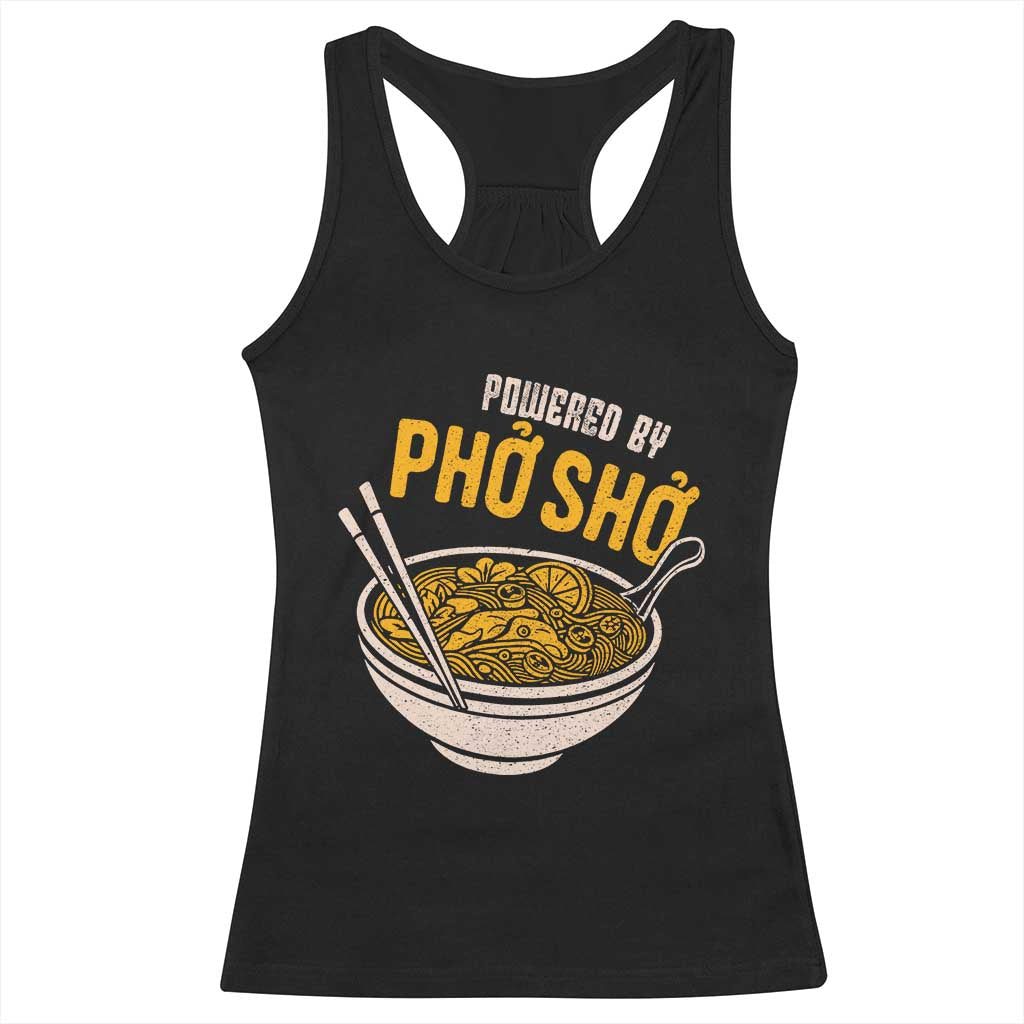 Vietnamese Pho Racerback Tank Top Funny Vietnam Foodie Food Humor TS10 Black Print Your Wear