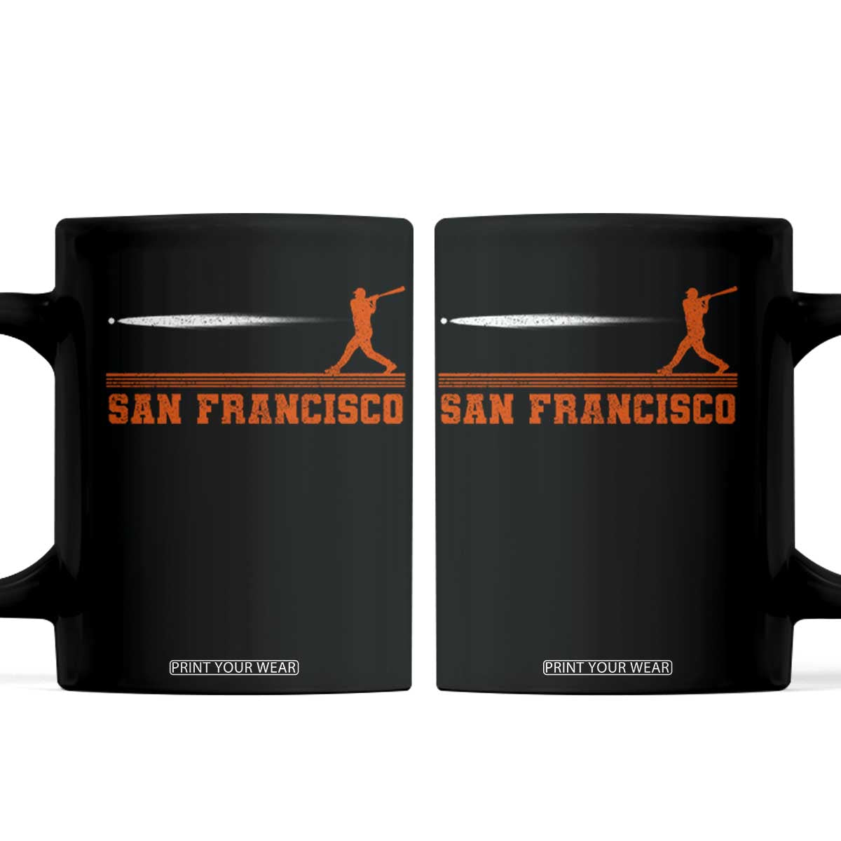 San Francisco Sport Coffee Mug SF Vintage Sports Baseball Players TS10 Black Print Your Wear