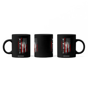 Double Play Coffee Mug 6 4 3 2 Vintage Baseball Math Softball Player American Flag TS10 Print Your Wear