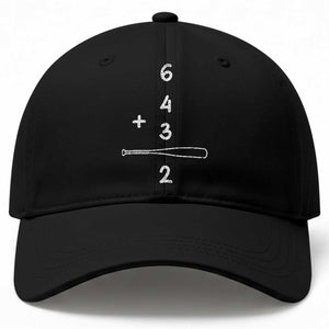 Double Play Baseball Cap 6 4 3 2 Vintage Baseball Bat Softball Player TS10 Print Your Wear
