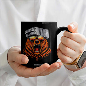 Bear With Cheese Grater Hat Coffee Mug Retro Foolball Fans TS10 Print Your Wear