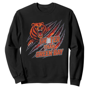 Grater Than GB Sweatshirt Grate Cheese Foolball Fans TS10 Black Print Your Wear
