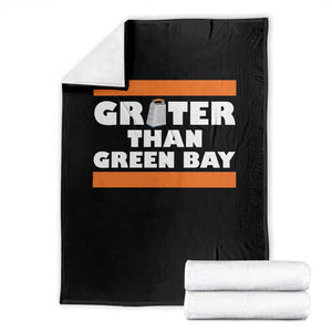 BF Game Day Throw Blanket Funny Grater Than GB Foolball Fans TS10 Black Print Your Wear