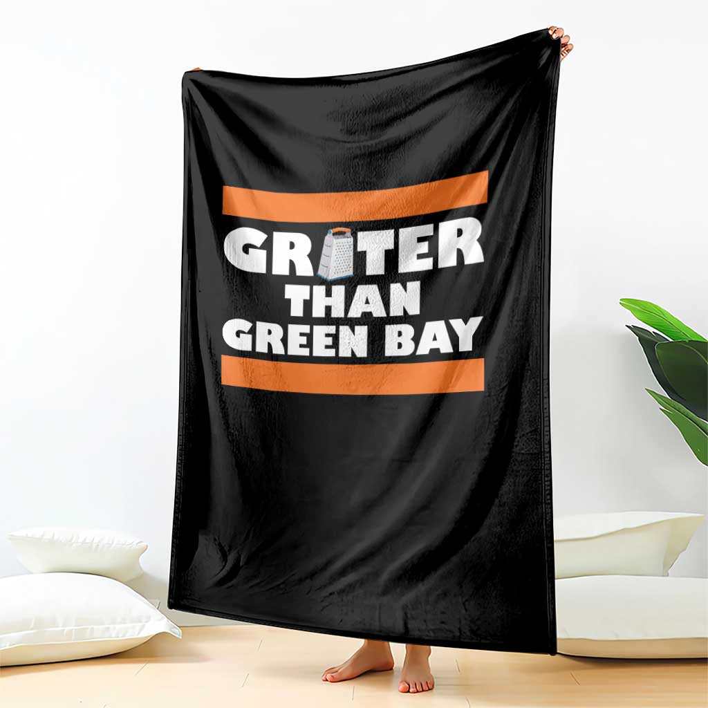 BF Game Day Throw Blanket Funny Grater Than GB Foolball Fans TS10 Print Your Wear