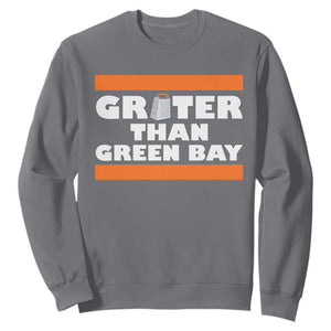 BF Game Day Sweatshirt Funny Grater Than GB Foolball Fans TS10 Charcoal Print Your Wear