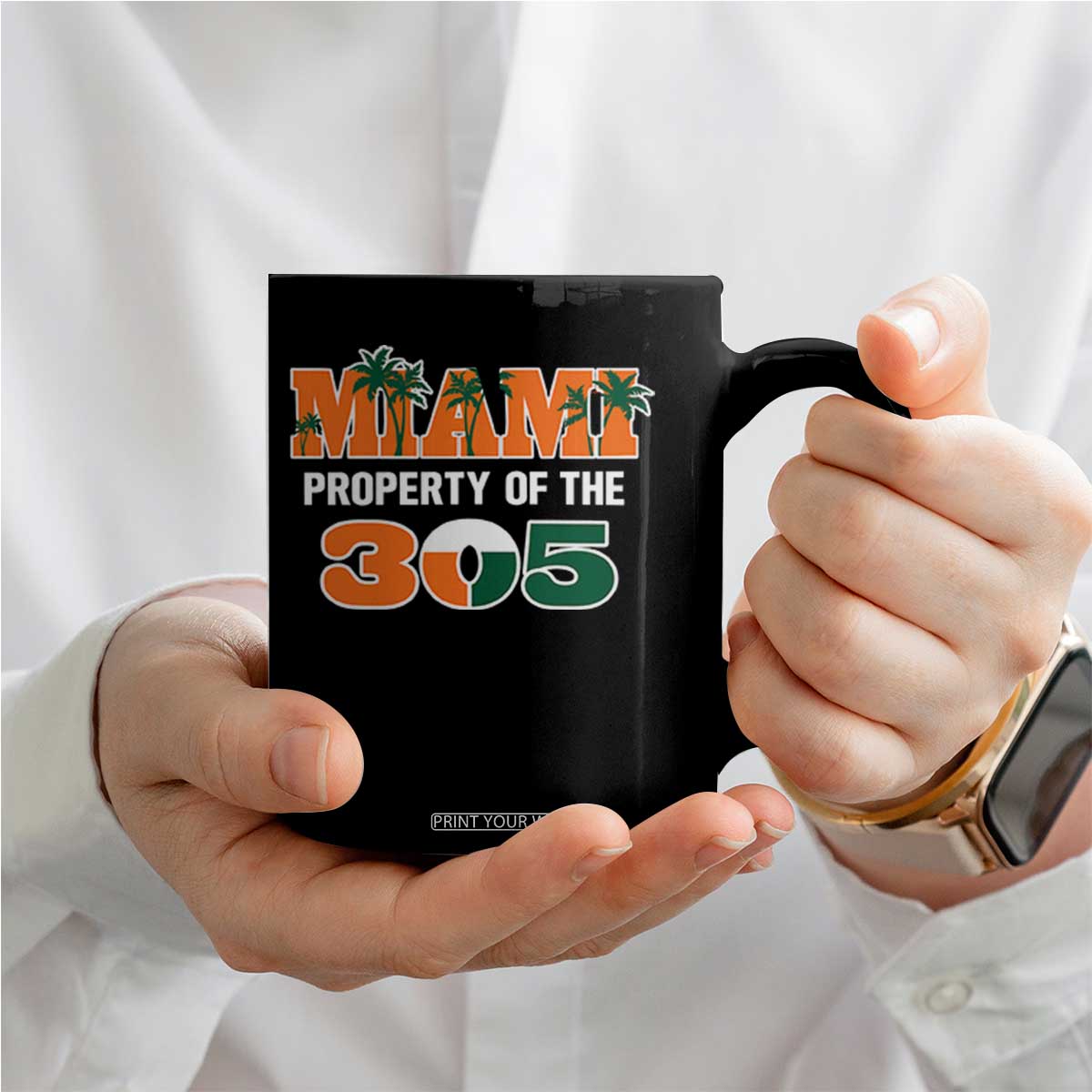 305 Miami Pride Coffee Mug Urban Style Miami Beach Graphic TS10 Print Your Wear