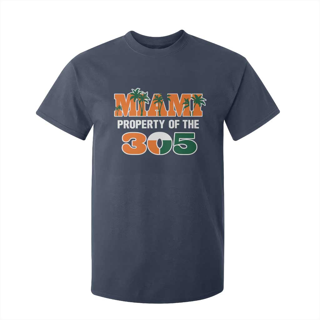 305 Miami Pride T Shirt For Kid Urban Style Miami Beach Graphic TS10 Navy Print Your Wear