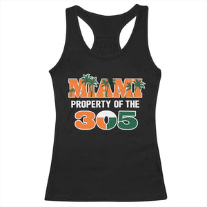 305 Miami Pride Racerback Tank Top Urban Style Miami Beach Graphic TS10 Black Print Your Wear