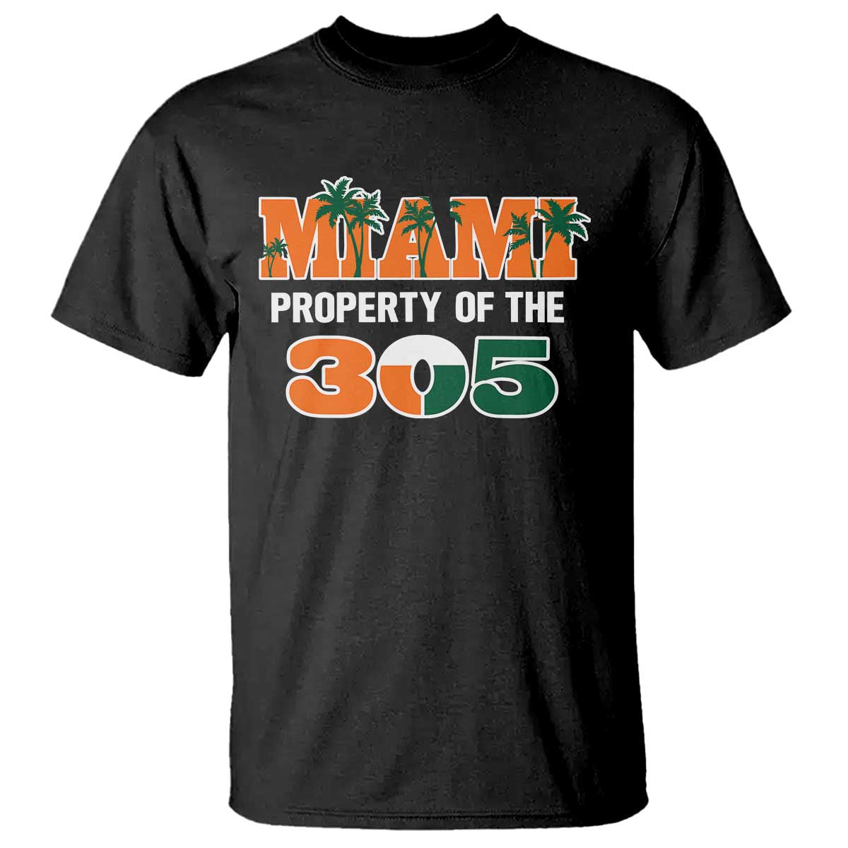 305 Miami Pride T Shirt Urban Style Miami Beach Graphic TS10 Black Print Your Wear