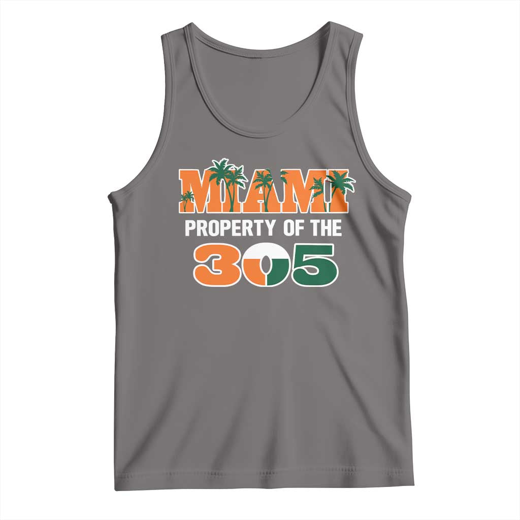 305 Miami Pride Tank Top Urban Style Miami Beach Graphic TS10 Deep Heather Print Your Wear