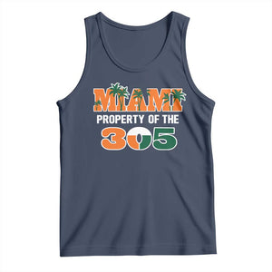 305 Miami Pride Tank Top Urban Style Miami Beach Graphic TS10 Navy Print Your Wear