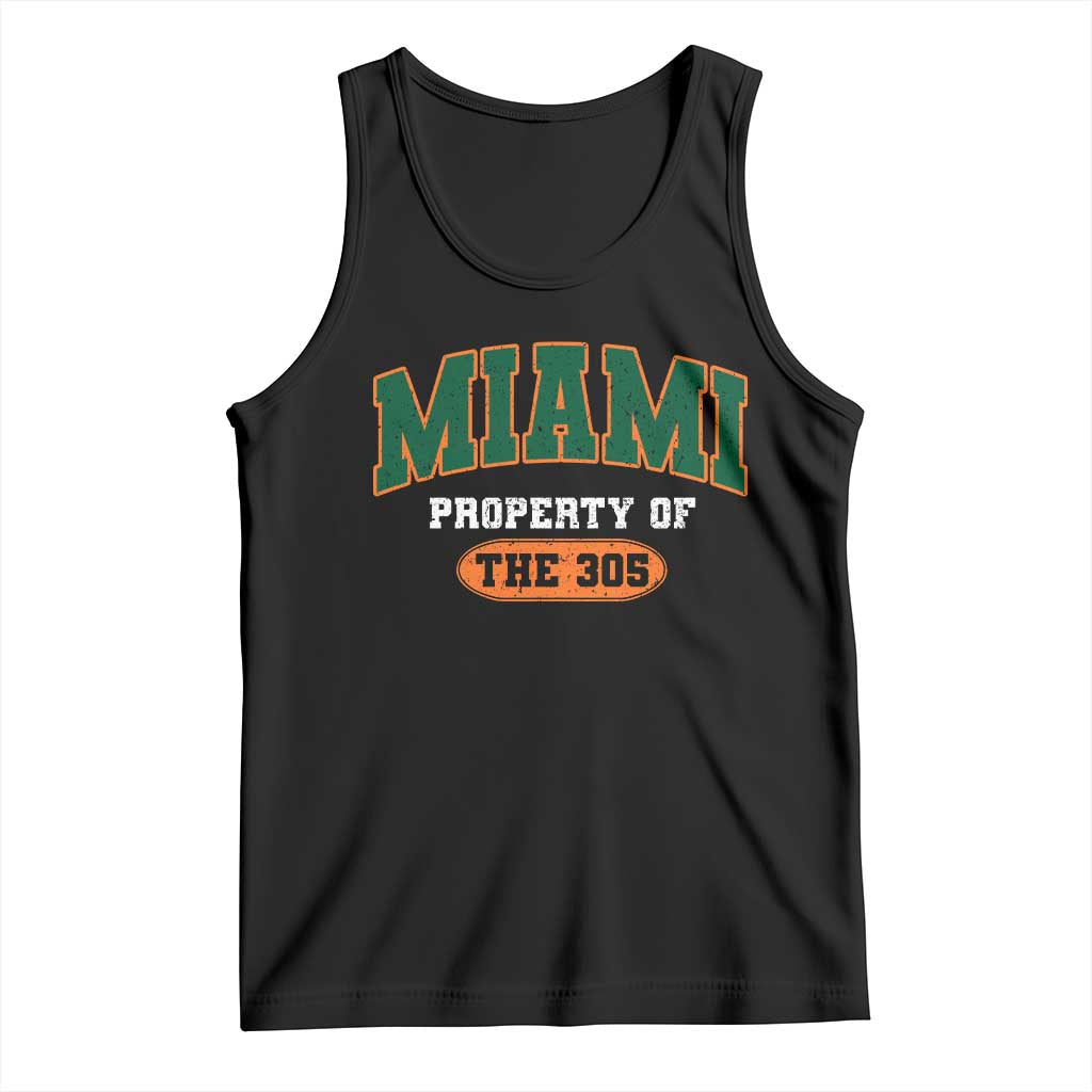 305 Miami Tank Top Florida FL Vintage Athletic Sports TS10 Black Print Your Wear