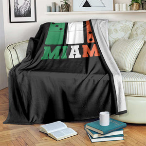 305 Miami Throw Blanket Three Zero Five Domino TS10 Print Your Wear