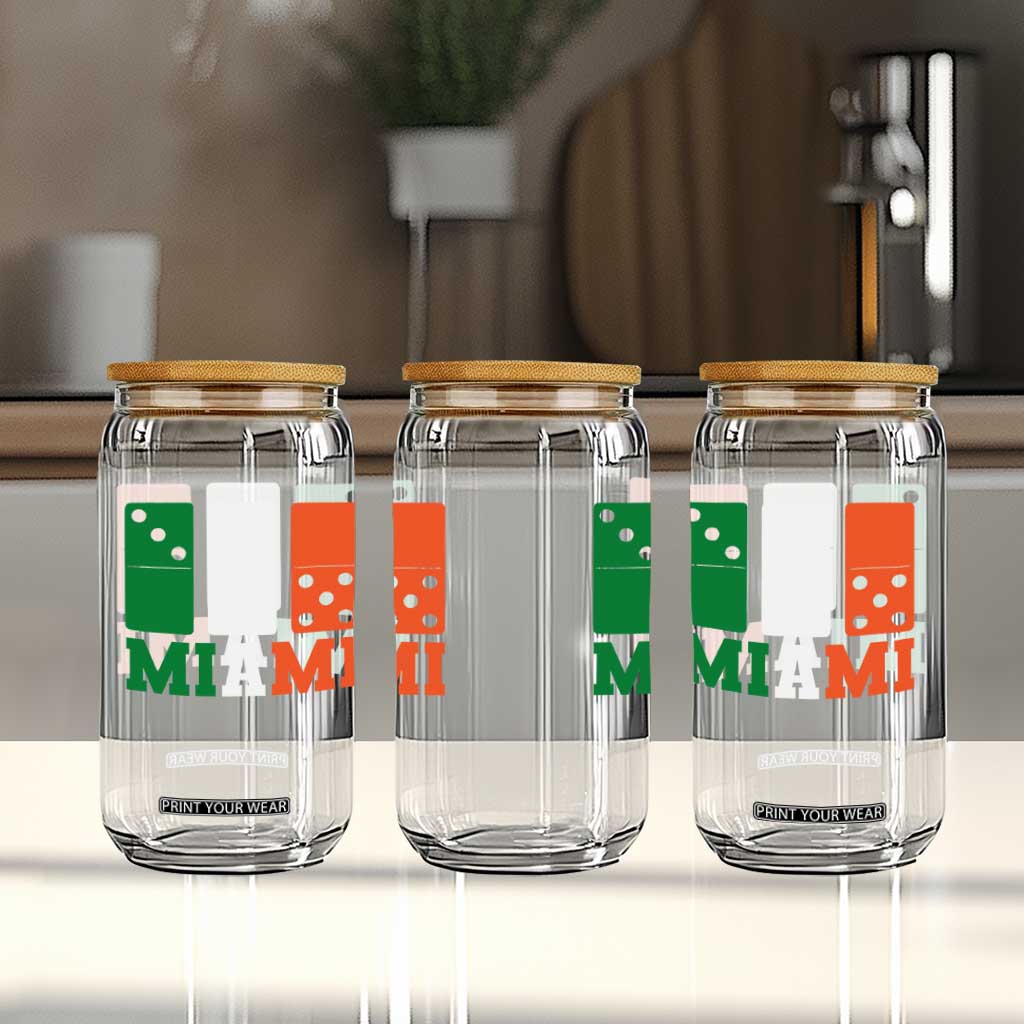 305 Miami Glass Can Three Zero Five Domino TS10 Print Your Wear