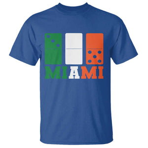 305 Miami T Shirt Three Zero Five Domino TS10 Royal Blue Print Your Wear