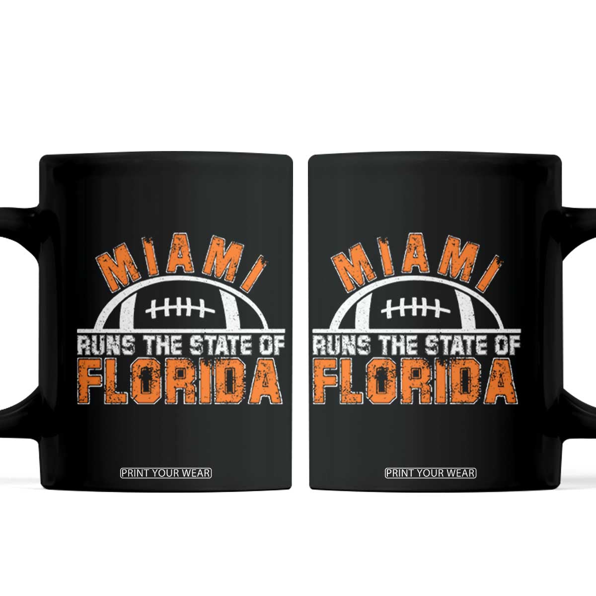 Miami Runs The State of Florida Dade County 305 Pride Coffee Mug TS10 Black Print Your Wear