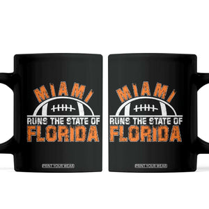 Miami Runs The State of Florida Dade County 305 Pride Coffee Mug TS10 Black Print Your Wear