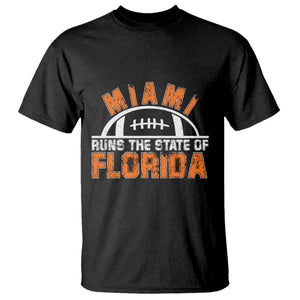 Miami Runs The State of Florida Dade County 305 Pride T Shirt TS10 Black Print Your Wear