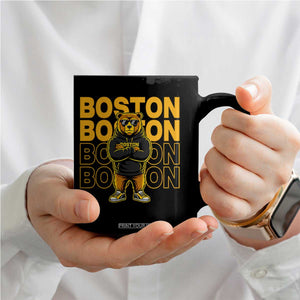 Retro Boston Ice Hockey Coffee Mug Fear The Bear TS10 Print Your Wear