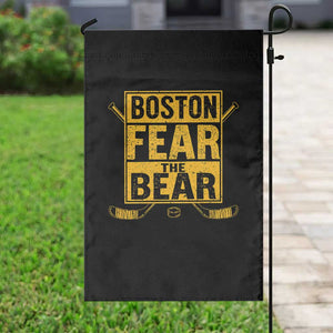 Boston Ice Hockey Garden Flag Fear The Bear TS10 Print Your Wear