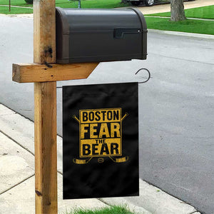 Boston Ice Hockey Garden Flag Fear The Bear TS10 Print Your Wear