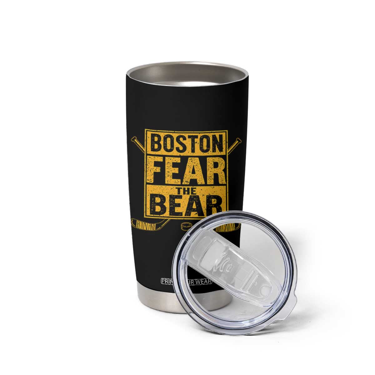 Boston Ice Hockey Tumbler Cup Fear The Bear TS10 Print Your Wear