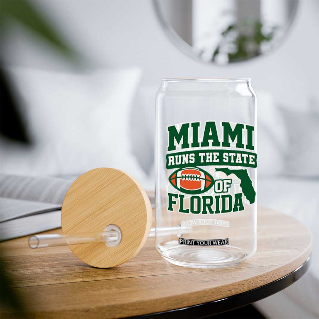 Miami Glass Can Runs The State of Florida Dade County 305 Pride TS10 Print Your Wear