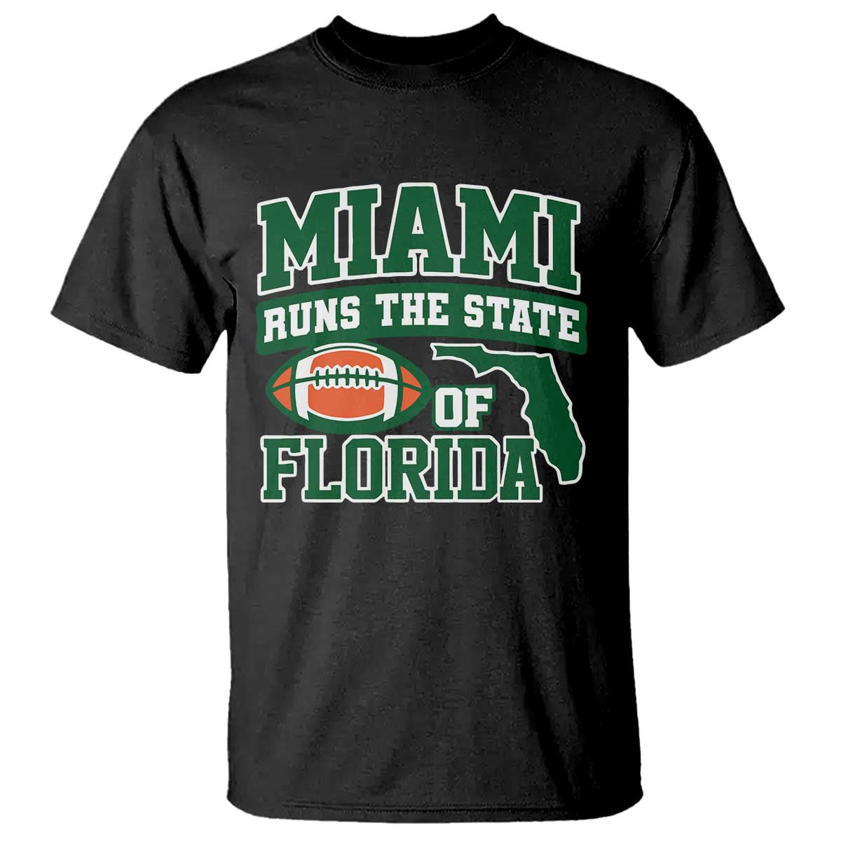Miami T Shirt Runs The State of Florida Dade County 305 Pride TS10 Black Print Your Wear
