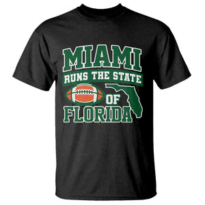 Miami T Shirt Runs The State of Florida Dade County 305 Pride TS10 Black Print Your Wear