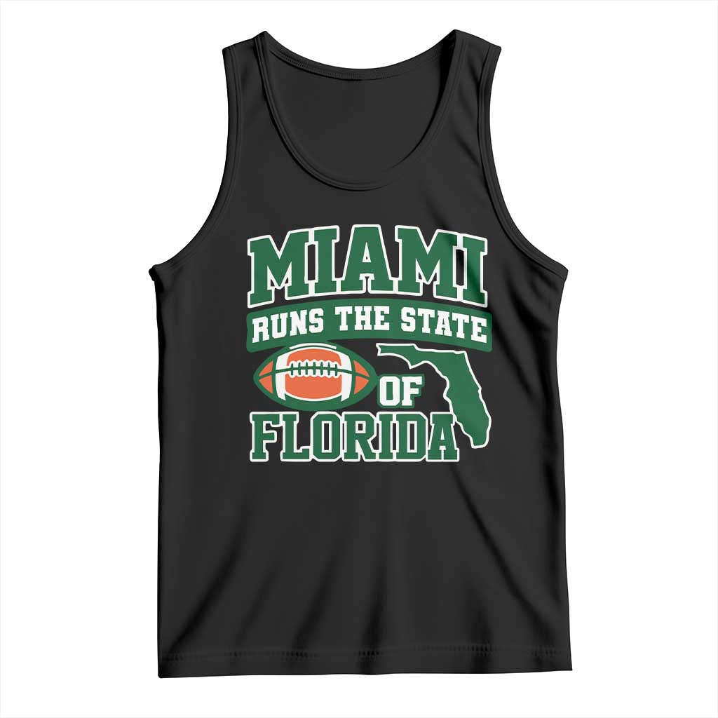 Miami Tank Top Runs The State of Florida Dade County 305 Pride TS10 Black Print Your Wear