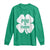 Funny Irish St Patricks Day Long Sleeve Shirt Shamrock Gaelic Saying Pog Mo Thoin TS10 Irish Green Print Your Wear