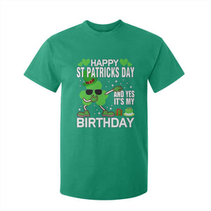 St Patricks Day Birthday T Shirt For Kid Born On Saint Paddys Irish Bday Gift TS10 Irish Green Print Your Wear