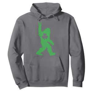 St Patricks Day Bigfoot Hoodie Irish Sasquatch Shamrock TS10 Charcoal Print Your Wear