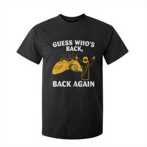 Christian Easter T Shirt For Kid Guess Who's Back Back Again TS10 Black Print Your Wear