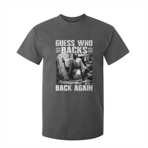 Easter Religious T Shirt For Kid Guess Who's Back Back Again Jesus Christian TS10 Dark Heather Print Your Wear