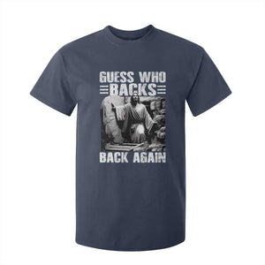Easter Religious T Shirt For Kid Guess Who's Back Back Again Jesus Christian TS10 Navy Print Your Wear