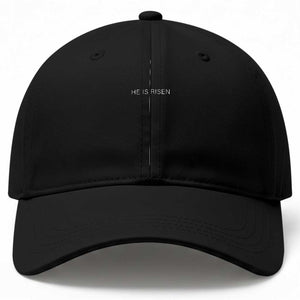 Easter Cross He Is Risen Baseball Cap Cross Subtle Christian Minimal Religious Faith Jesus TS10 Print Your Wear