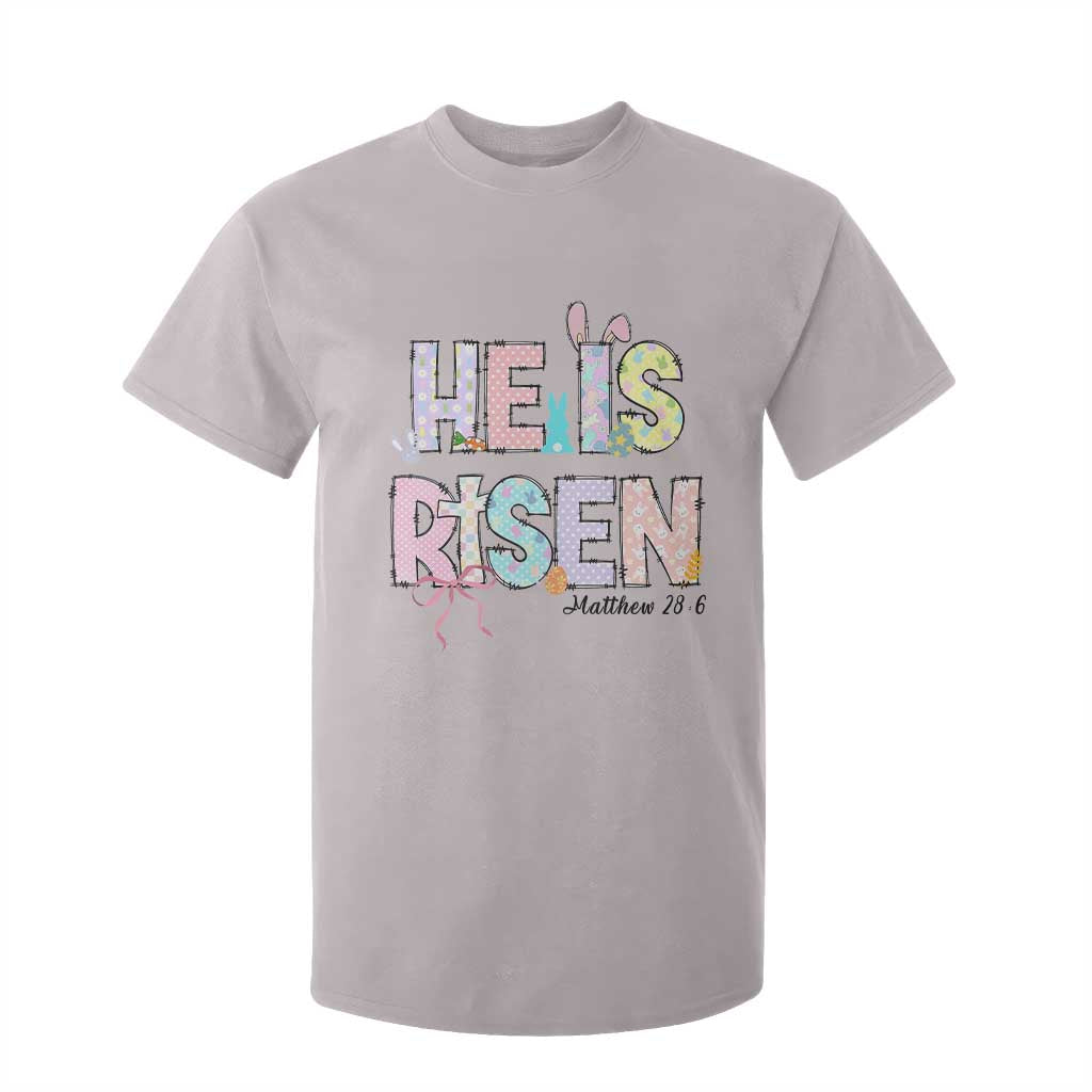 He is Risen Jesus Christian Happy Easter T Shirt For Kid TS10 Ice Gray Print Your Wear