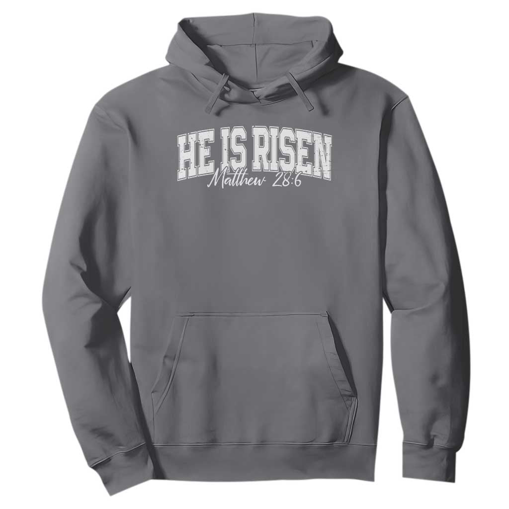 He Is Risen Hoodie Easter Day Christian Jesus Religious Gift TS10 Charcoal Print Your Wear