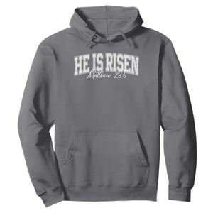 He Is Risen Hoodie Easter Day Christian Jesus Religious Gift TS10 Charcoal Print Your Wear