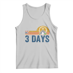 Easter A Lot Can Happen in 3 Days Tank Top Retro Religious Easter Christian TS10 Ash Print Your Wear