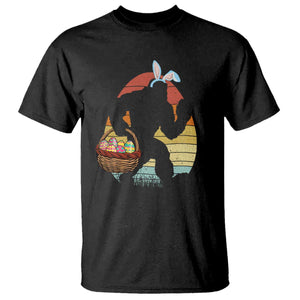 Bigfoot Easter T Shirt Bunny Sasquatch Eggs Retro TS10 Black Print Your Wear