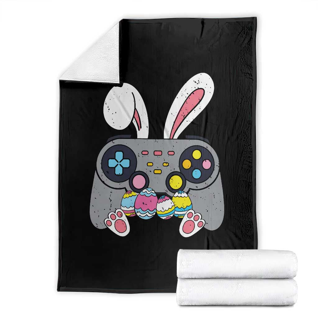 Easter Video Game Throw Blanket Bunny Eggs Gaming Gamer TS10 Black Print Your Wear