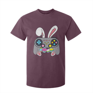 Easter Video Game T Shirt For Kid Bunny Eggs Gaming Gamer TS10 Maroon Print Your Wear