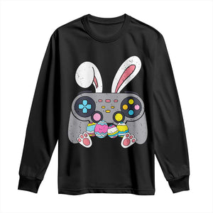 Easter Video Game Long Sleeve Shirt Bunny Eggs Gaming Gamer TS10 Black Print Your Wear