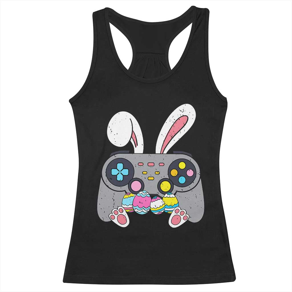 Easter Video Game Racerback Tank Top Bunny Eggs Gaming Gamer TS10 Black Print Your Wear