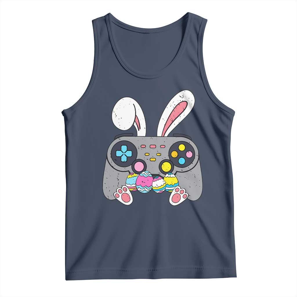 Easter Video Game Tank Top Bunny Eggs Gaming Gamer TS10 Navy Print Your Wear