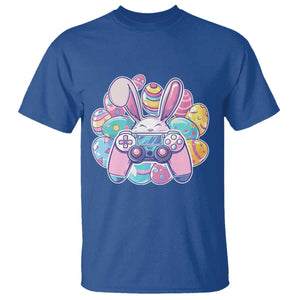 Easter Video Game T Shirt Cute Bunny Eggs Gaming Gamer TS10 Royal Blue Print Your Wear